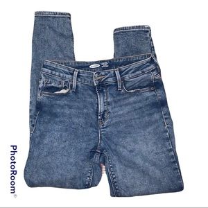 Old Navy Rockstar Super Skinny Acid wash Jeans size 4 Petite